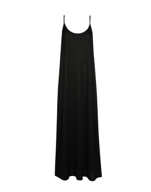 marie jo emly strand kjole maxi svart