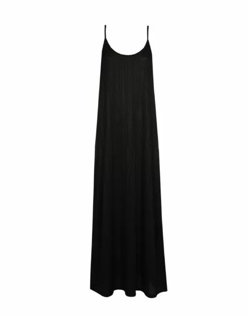 marie jo emly strand kjole maxi svart