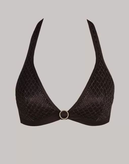 marie jo tomar bikinitopp halter mørk brun