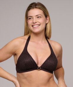 marie jo tomar bikinitopp halter mørk brun
