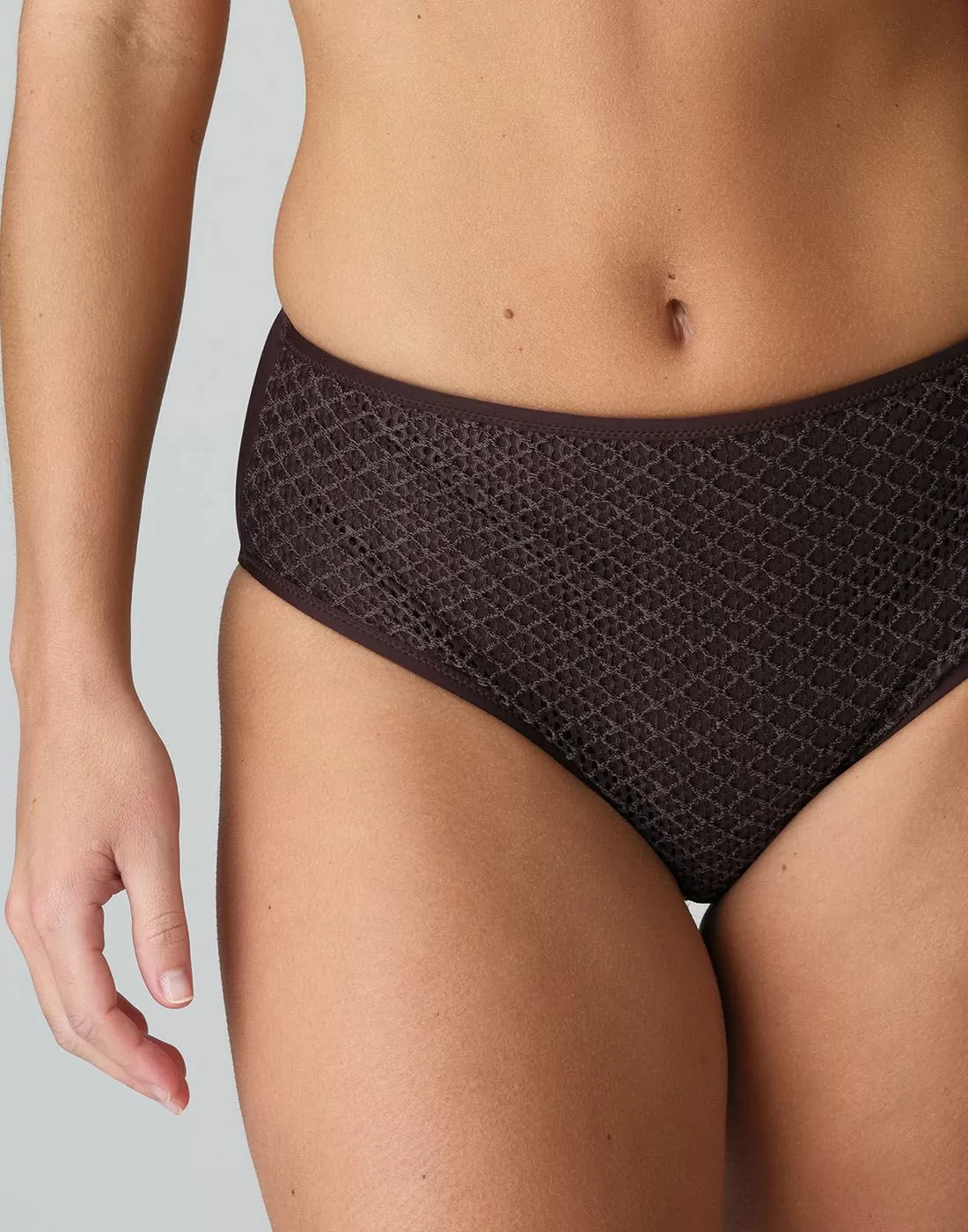 marie jo tomar høy bikinitruse mørk brun