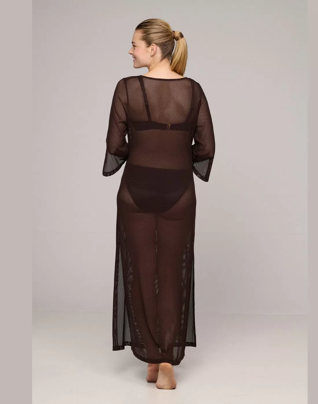 marie jo tomar strand kjole mørk brun