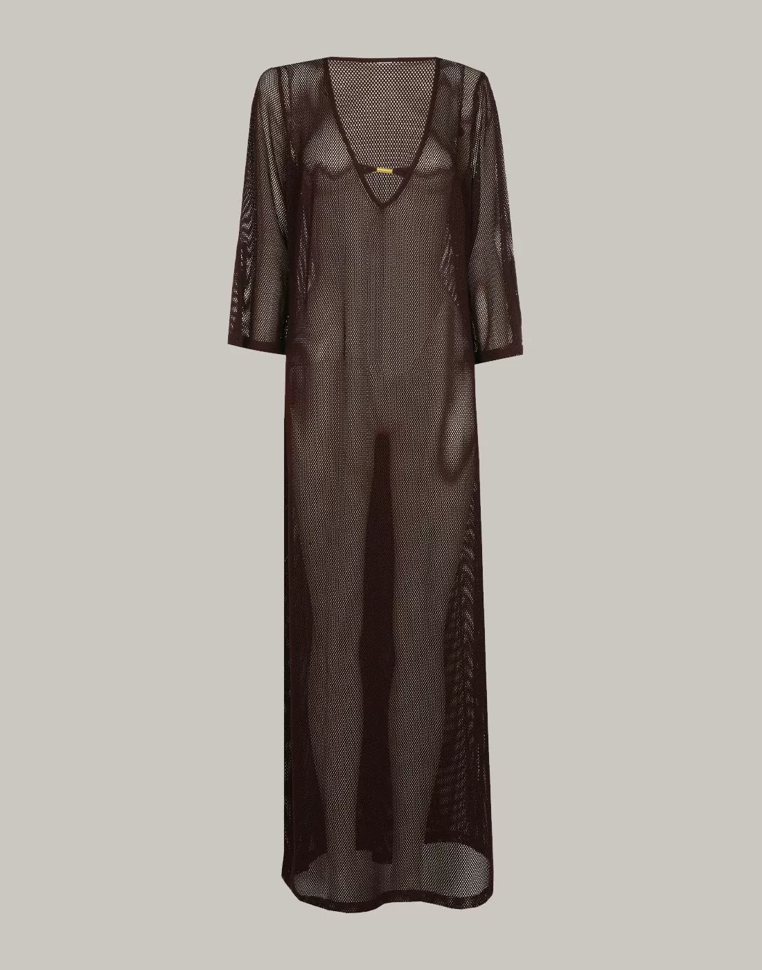 marie jo tomar strand kjole mørk brun