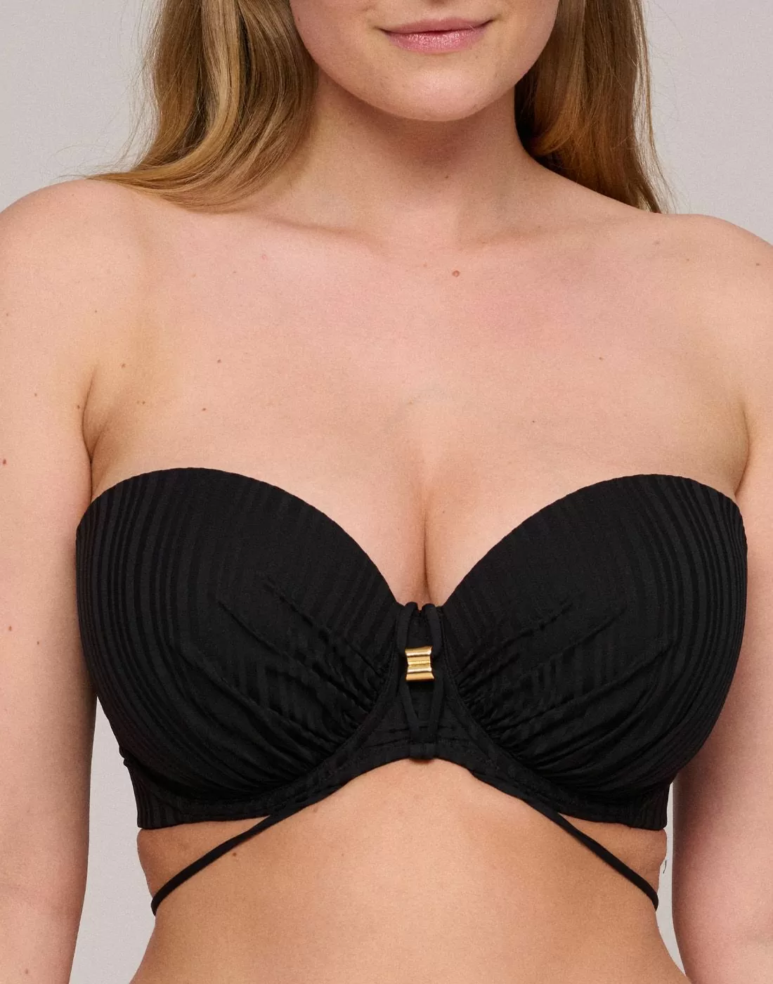 prima donna bikinitopp svart stroppløs kiruna