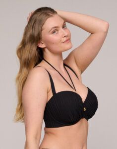 prima donna bikinitopp svart stroppløs kiruna