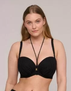 prima donna bikinitopp svart stroppløs kiruna