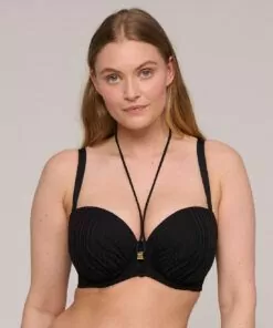 prima donna bikinitopp svart stroppløs kiruna