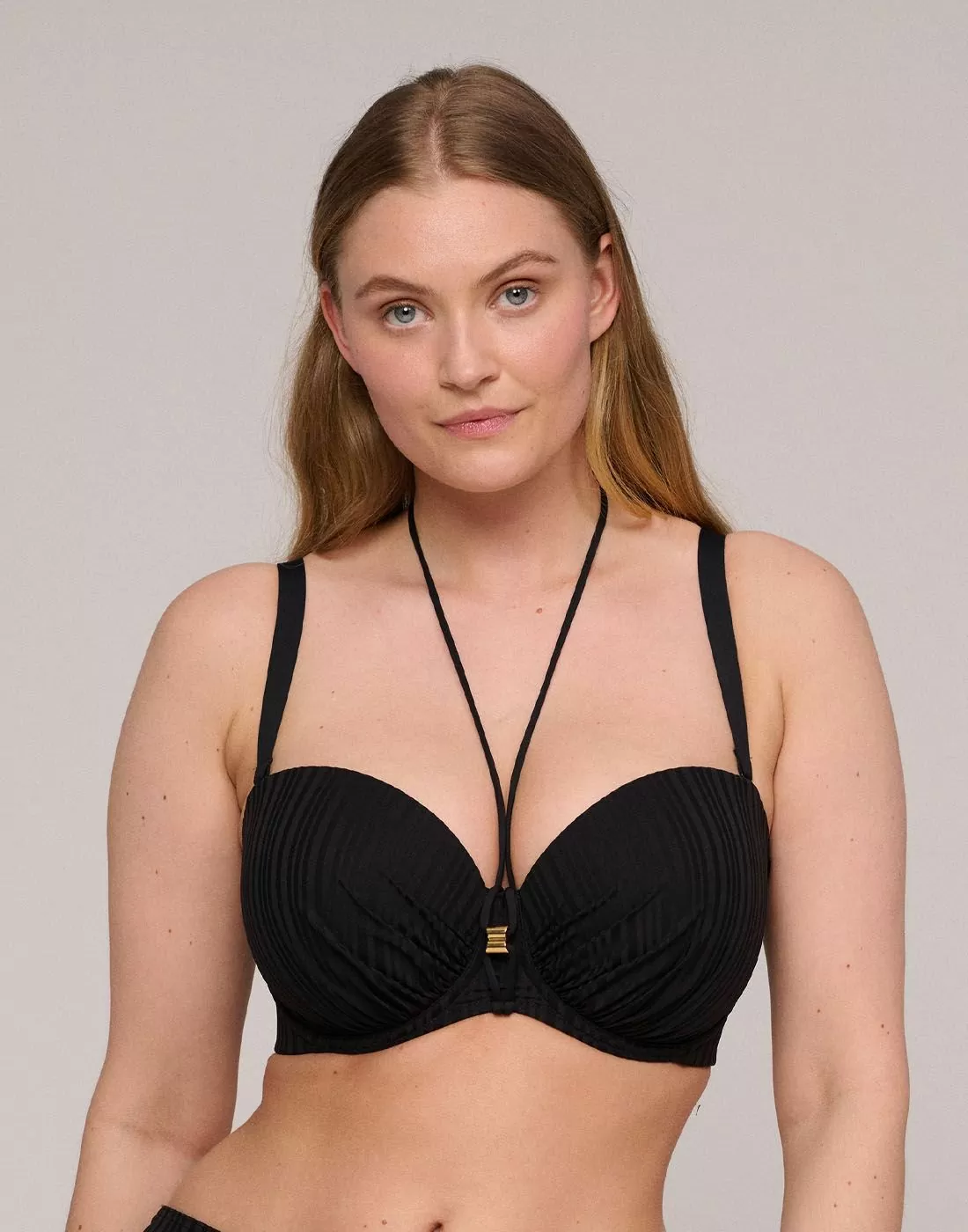 prima donna bikinitopp svart stroppløs kiruna