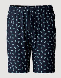 calida herre shorts blå mønster