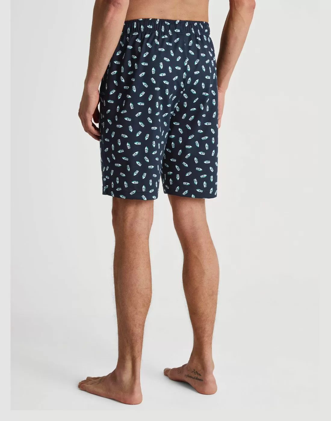 calida herre shorts blå mønster