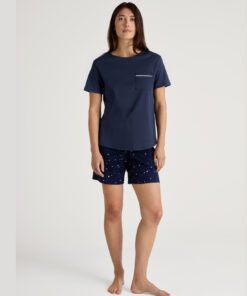 calida kort pysj peacoat blue nattøy