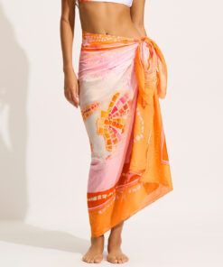 Seafolly la mer sarong white