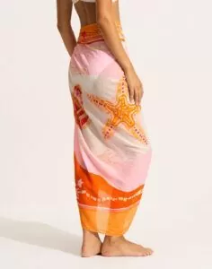 Seafolly la mer sarong white