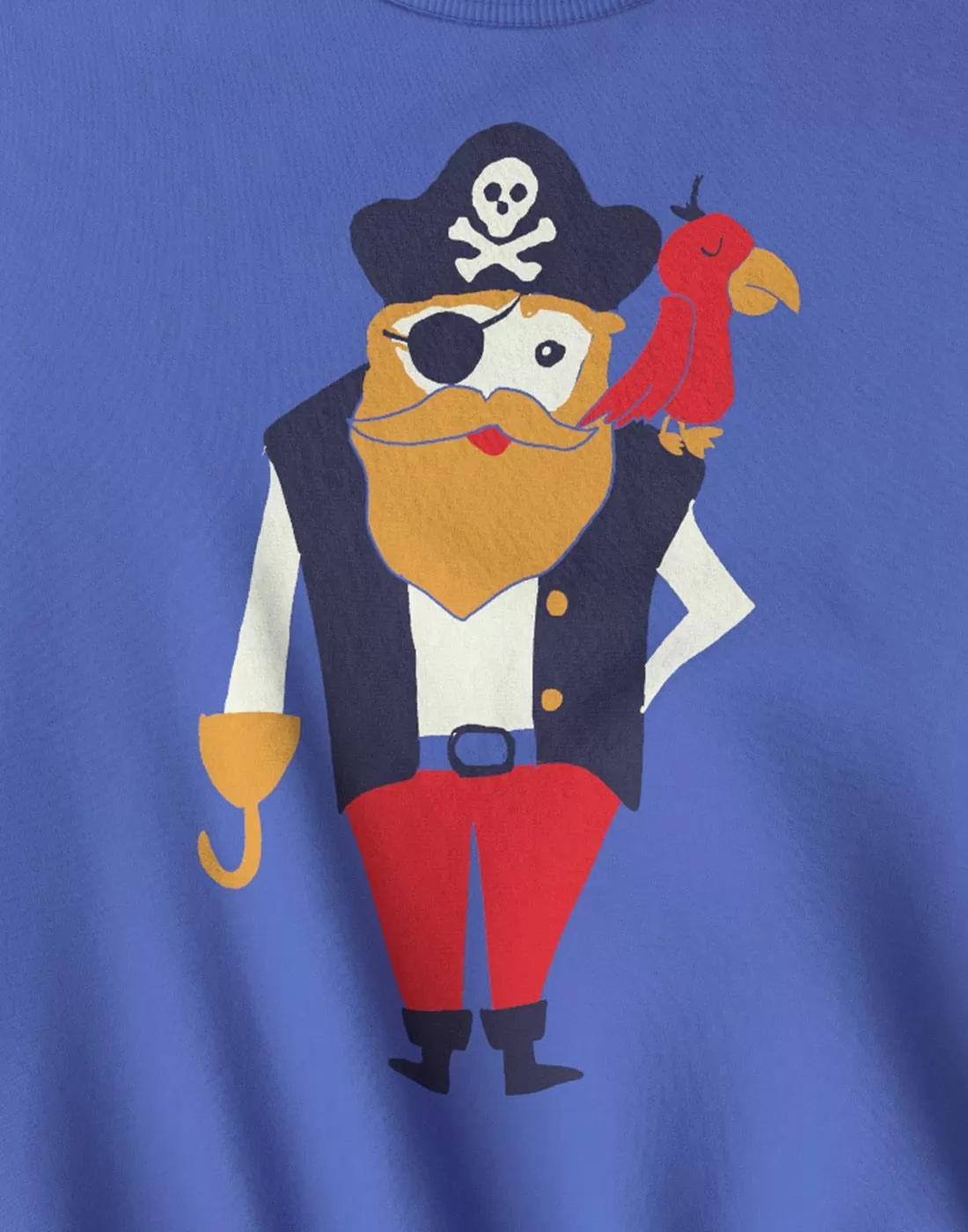 calida bomull pysj gutt blå sjørøver