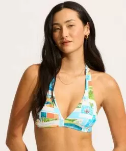 Seafolly sunset 31514MF237 bikinitopp turqouise