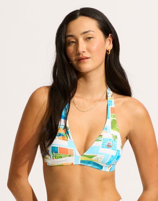Seafolly sunset 31514MF237 bikinitopp turqouise