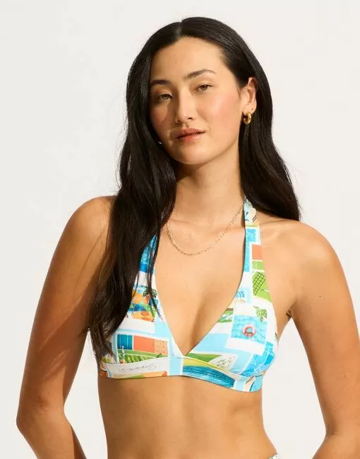 Seafolly sunset 31514MF237 bikinitopp turqouise