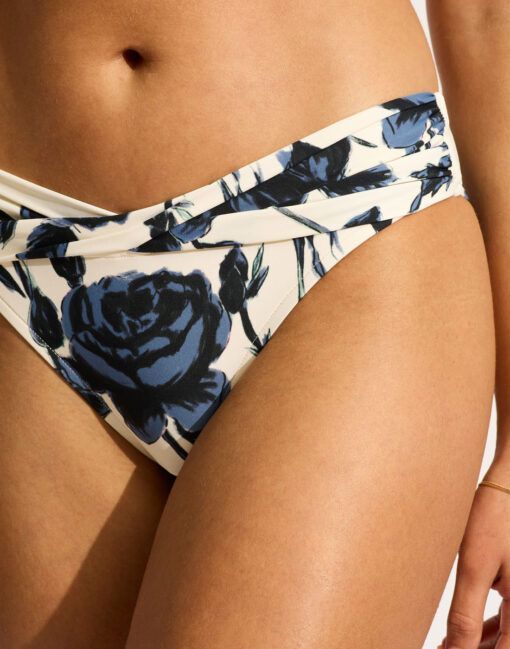 seafolly ricoco bikinitruse hipster black