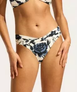 seafolly ricoco bikinitruse hipster black