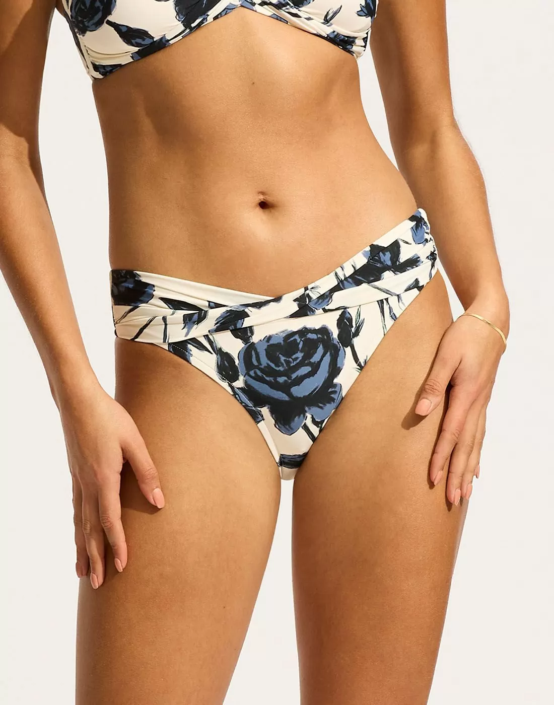 seafolly ricoco bikinitruse hipster black
