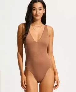 Seafolly seadive bronze 10974-861