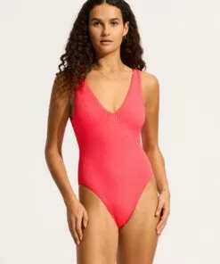 Seafolly seadive 10974-861 snapdragon badedrakt