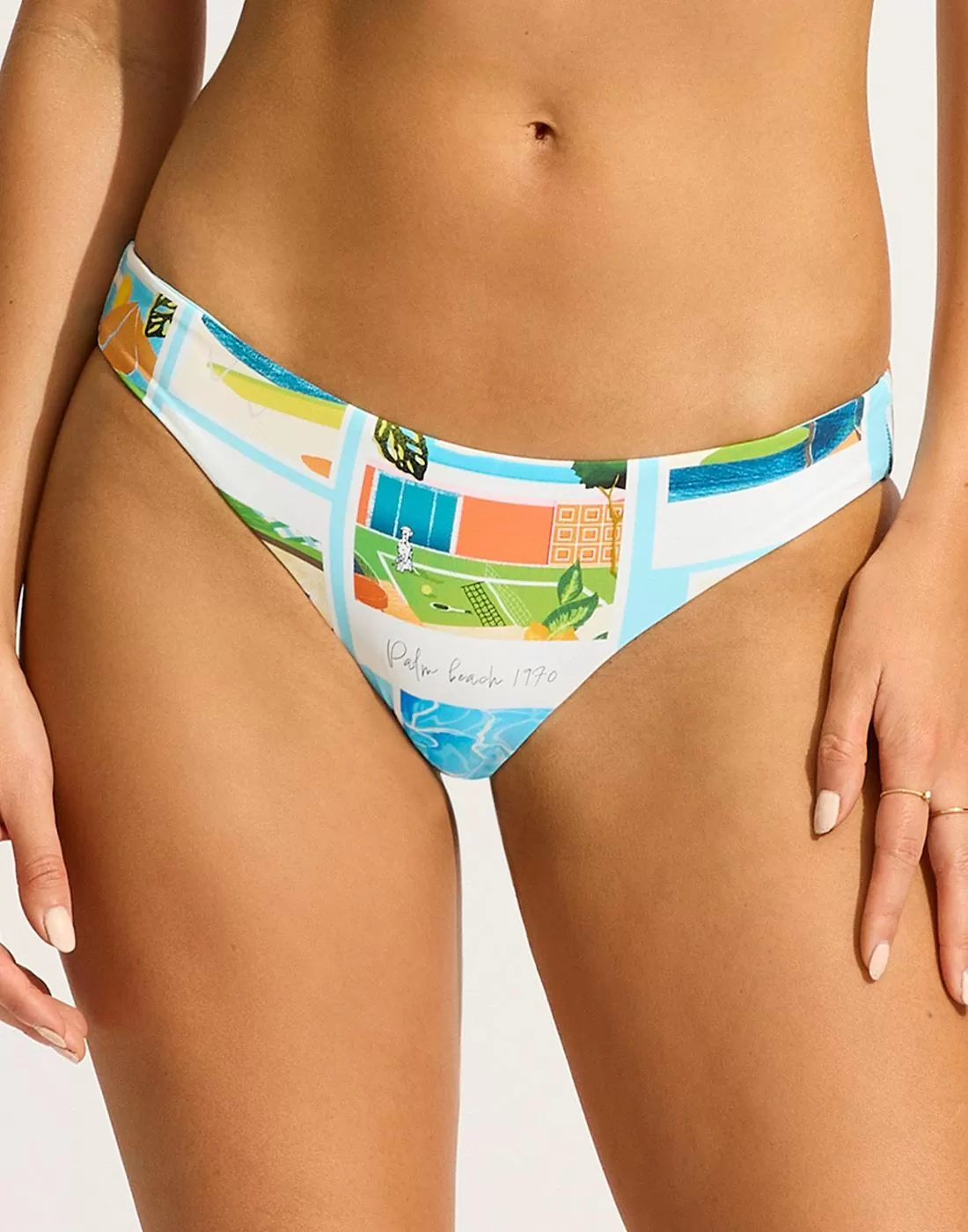 Seafolly sunset 40473-237 bikinitruse turquoise