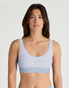 calida elastic bustier BH topp hermony blue blå