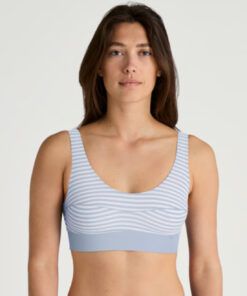 calida elastic bustier BH topp hermony blue blå