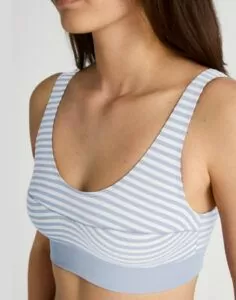 calida elastic bustier BH topp hermony blue blå