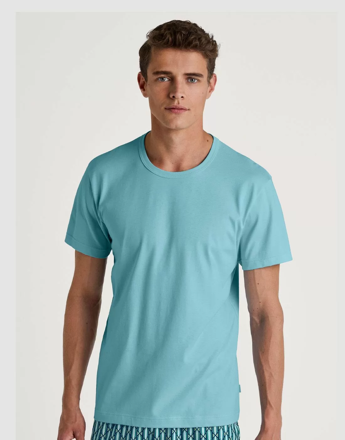 calida herre t-skjorte blå turkis