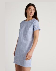calida favourites sleep nattkjole blå mønster
