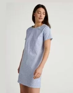 calida favourites sleep nattkjole blå mønster