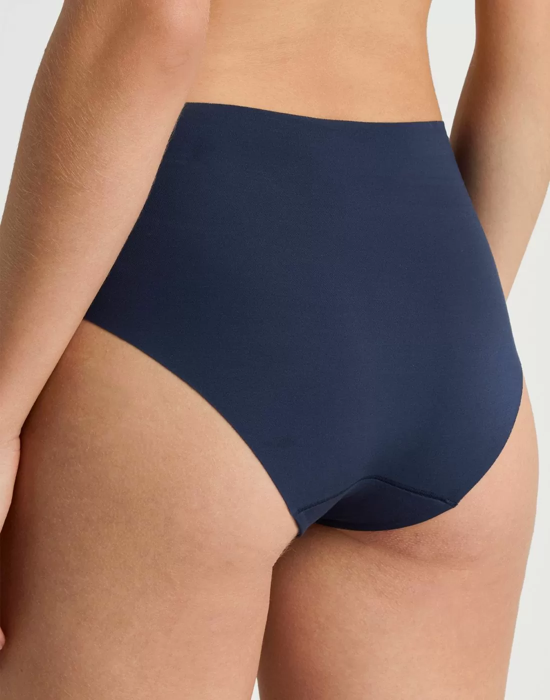 calida natural skin high waist truse mørkeblå