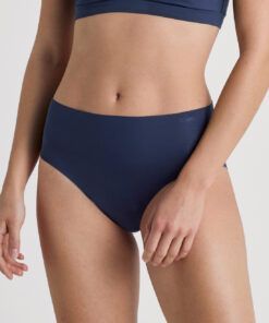 calida natural skin high waist truse mørkeblå