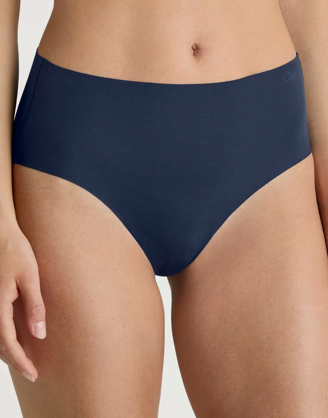 calida natural skin high waist truse mørkeblå