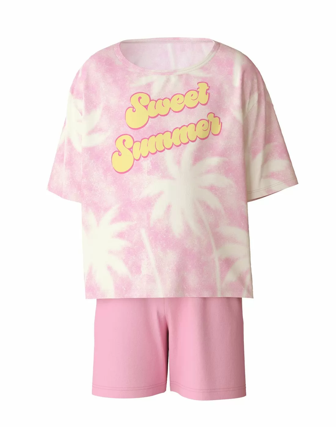 calida jente pysj bomull rosa