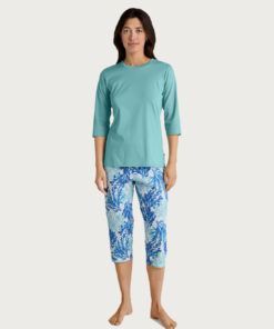 calida coastal dreams ice green pysjamas