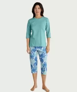 calida coastal dreams ice green pysjamas