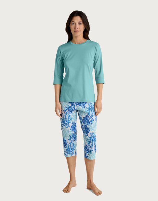 calida coastal dreams ice green pysjamas