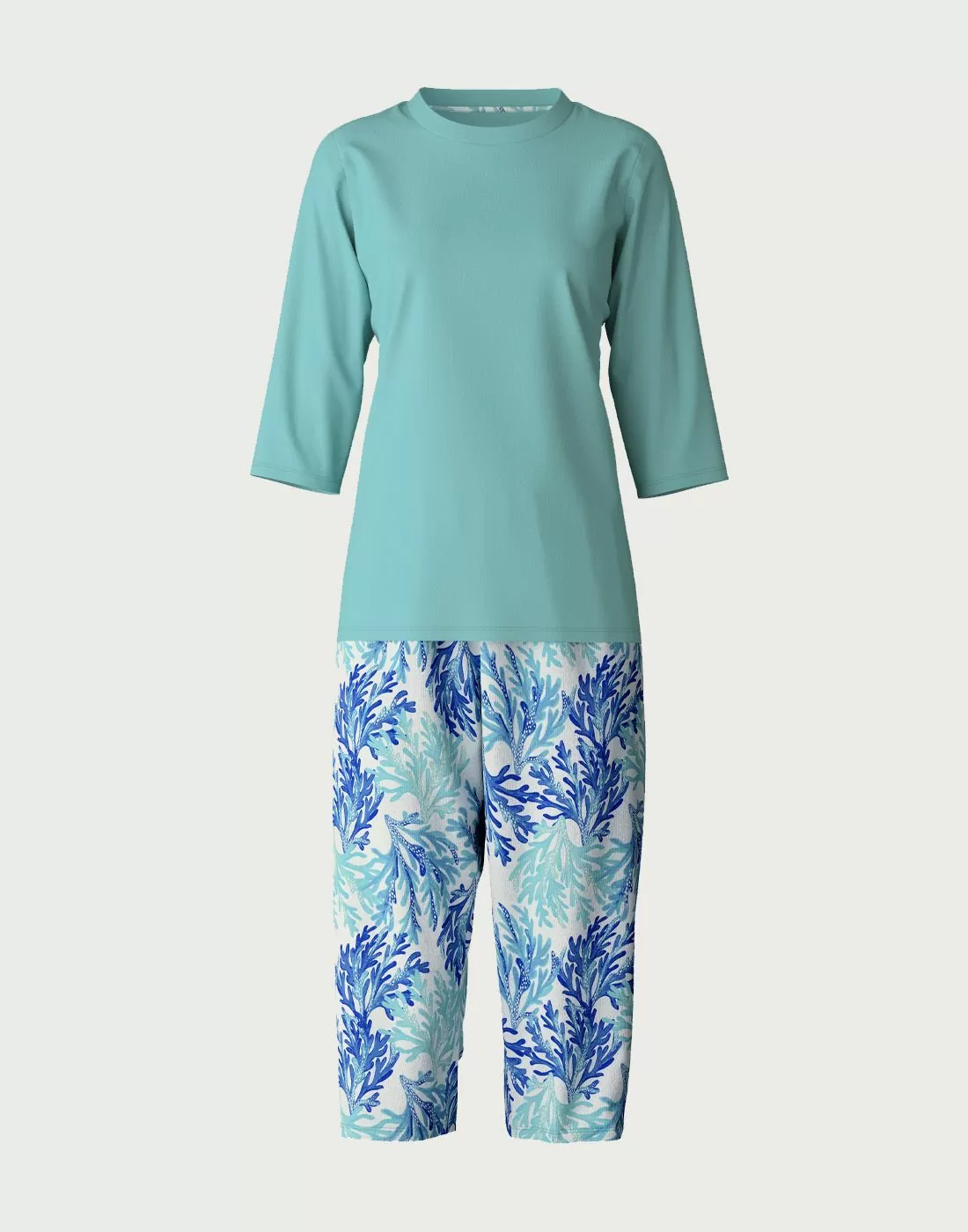 calida coastal dreams ice green pysjamas