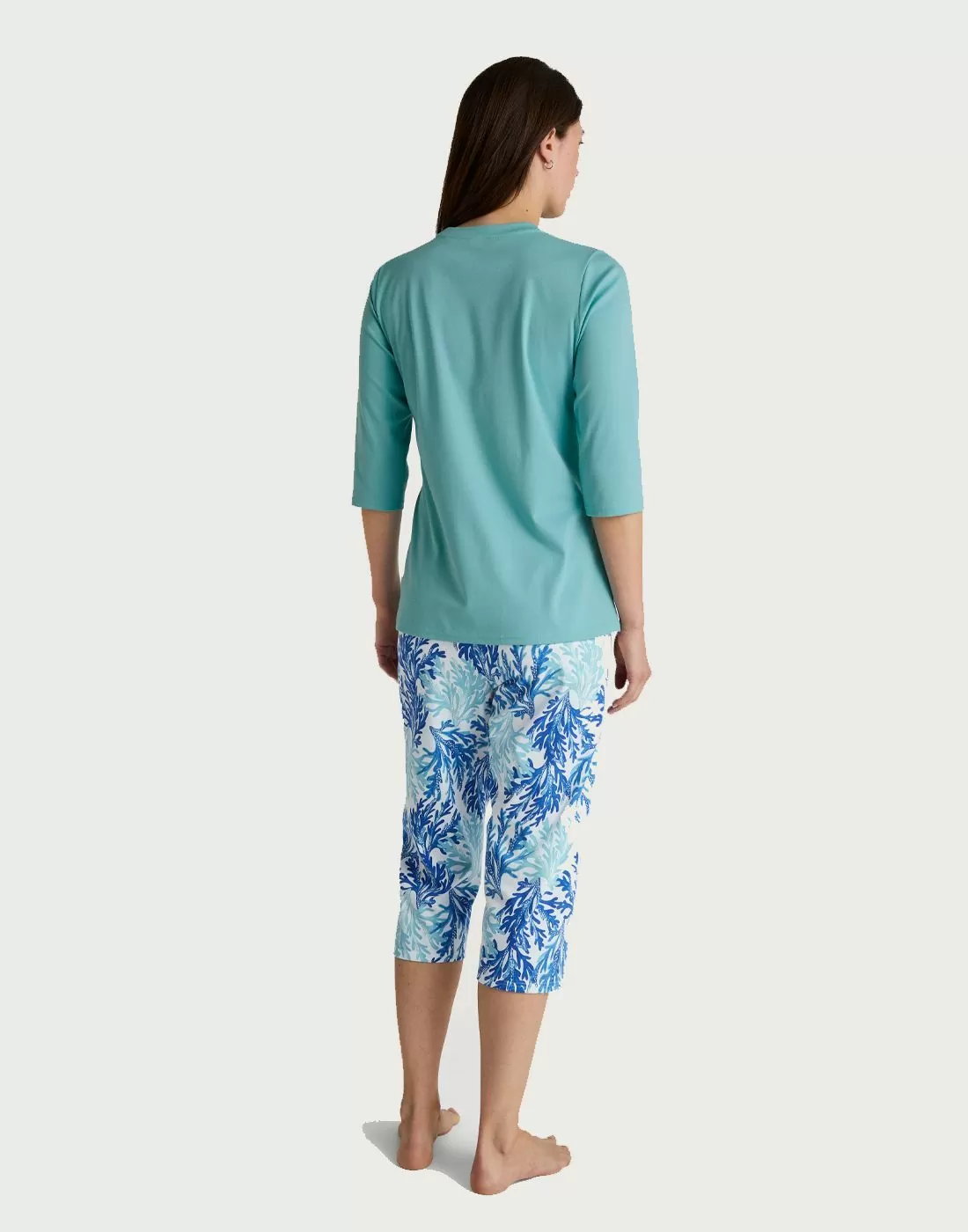 calida coastal dreams ice green pysjamas