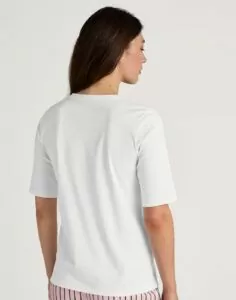 T-skjorte calida hvit star white bomull