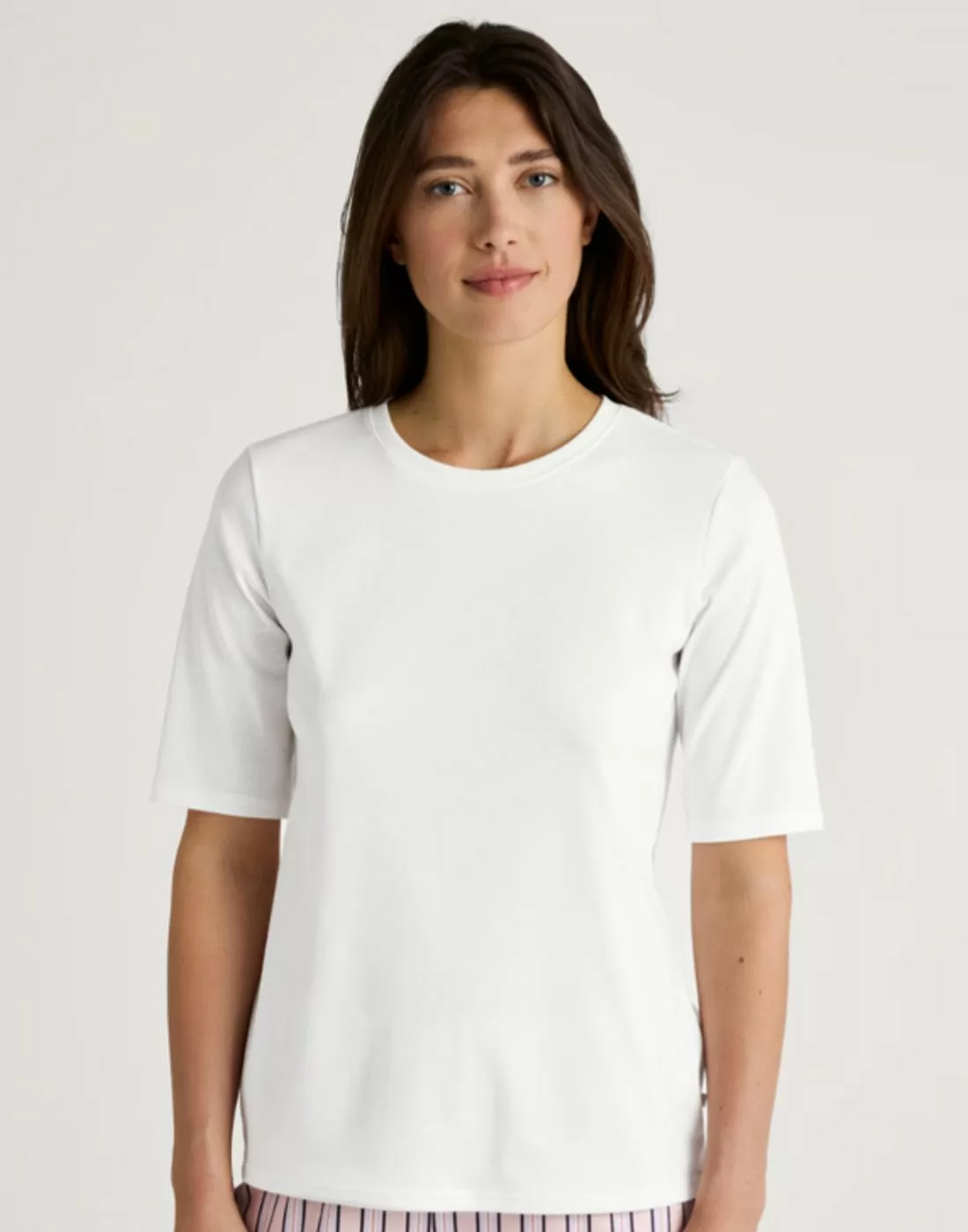 T-skjorte calida hvit star white bomull