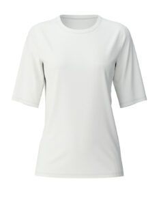 T-skjorte calida hvit star white bomull