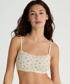 calida toujours print bh bralette charm cream