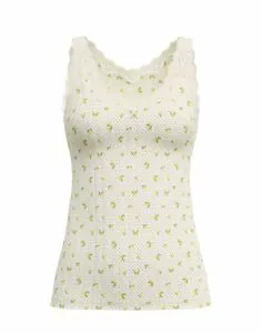 calida toujours print singlet med mønster