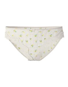 calida toujours print truse med blonder charm cream