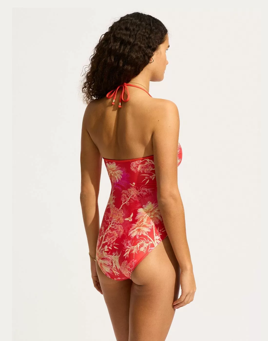 seafolly marbella badedrakt flame rød