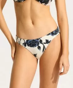 seafolly rococo bikinitruse reversibel bøack